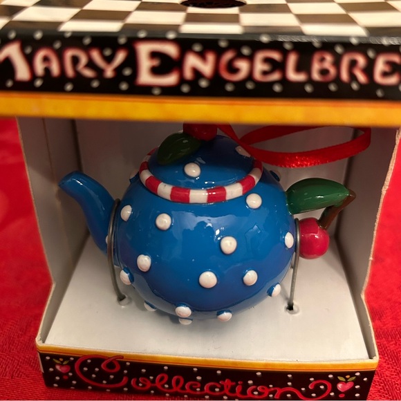 Mary Engelbreit Teapot Ornament NIB - Picture 7 of 7